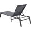 Chaise longue d'extérieur avec méridienne réglable à 5 positions