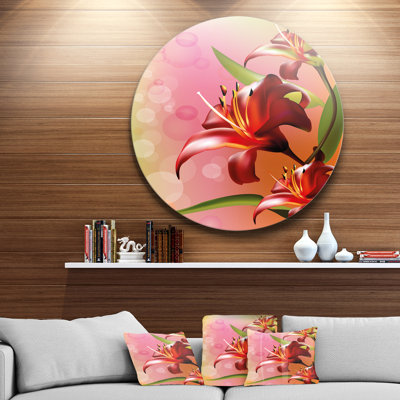 Magnifique fleur de vecteurs - impression