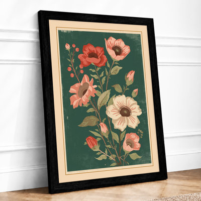 Flowering Botanicals Botanical - Framed Print