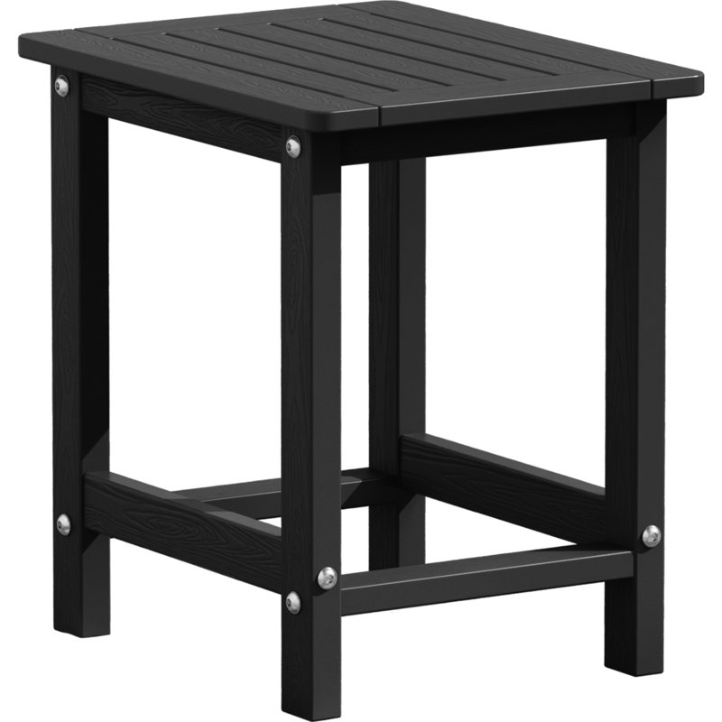 Table d'appoint d'extérieur pour chaises Adirondack, facile d'entretien et résistante aux intempéries avec support de charge de 220 lb pour la cour, la piscine, le patio, le porche, le jardin, la pelouse et un compagnon de détente