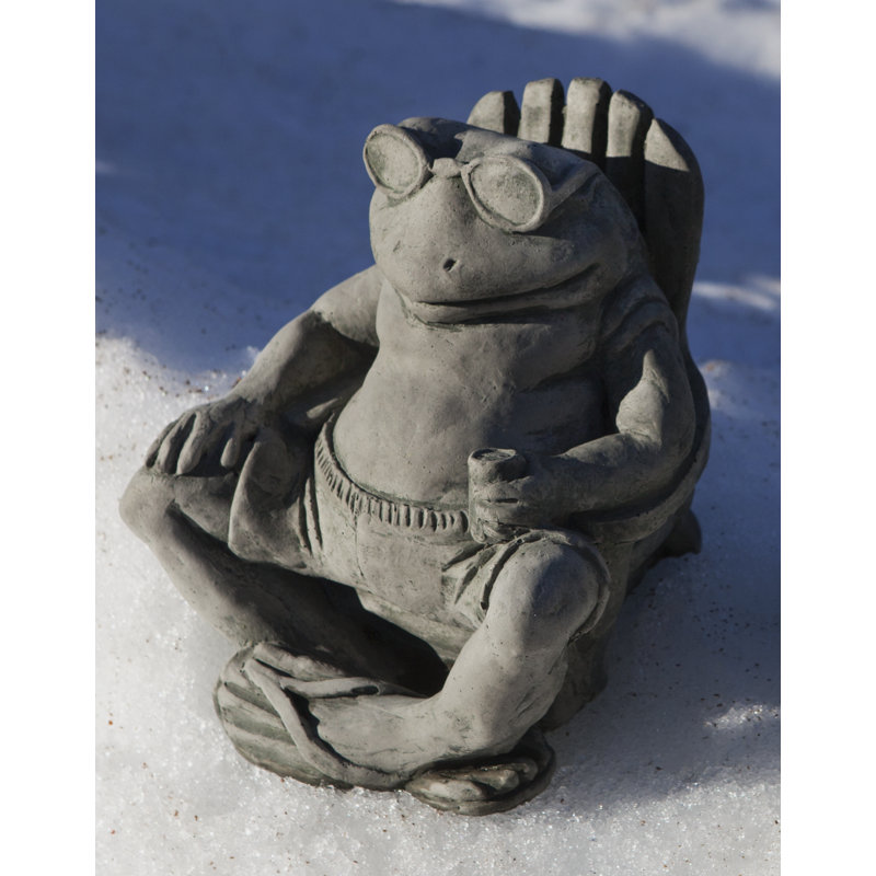Bud on the Beach Statue, Alpine Stone