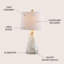 Thoms 26" Alabaster LED Table Lamp-1125333611