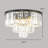 Lizette 6-Light Crystal Chandelier Flush Mount Lighting-777802077