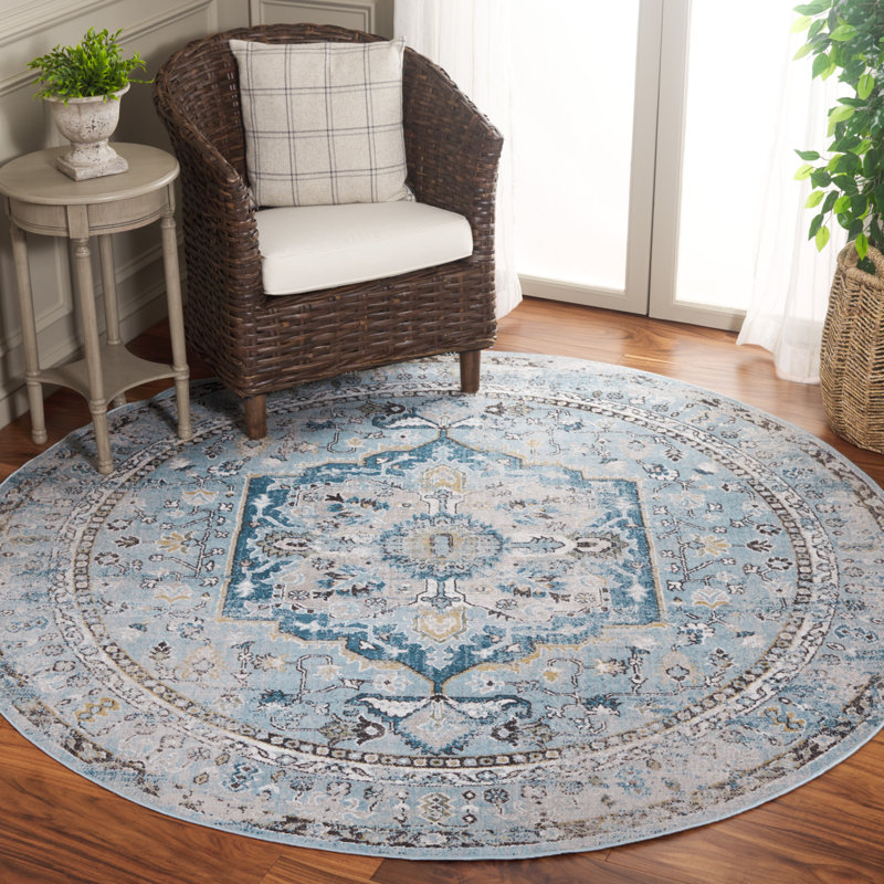 McLeansville Performance Oriental Rug, Round 6'7"