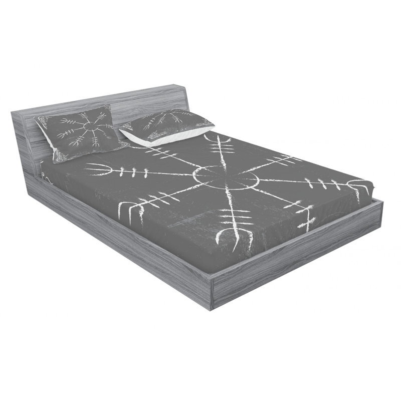 Microfiber Sheet Set, Queen Sheet Set with Fitted Sheet