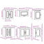 Kalmar Kitchen Cabinet Set-1562794708