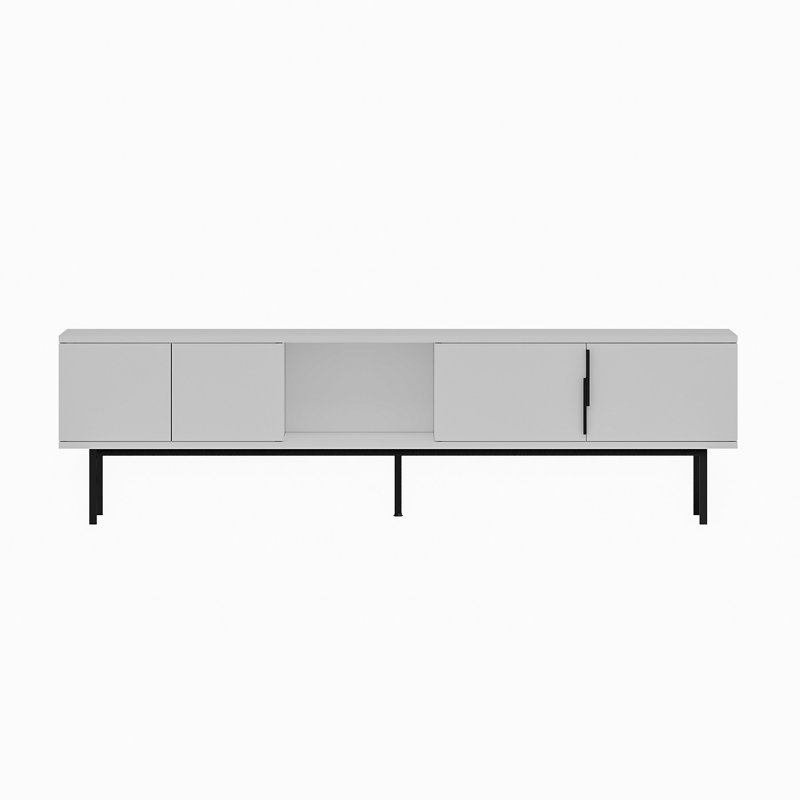 Meuble télé Duggan, Blanc
