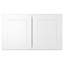 Armoire murale de style Shaker blanc antique l 30 po x P 12 po x H 18 po Homeibro Cozy Design-927042900-927042903