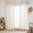 Semi Sheer Scalloped Edge Linen Coastal Beach Window Curtains for Living Room Bedroom 2 Panels Rod Pocket-1869890797-1854734668