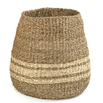Hand Woven Seagrass Decorative Basket