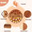 Wooden Deviled Egg Platter Round