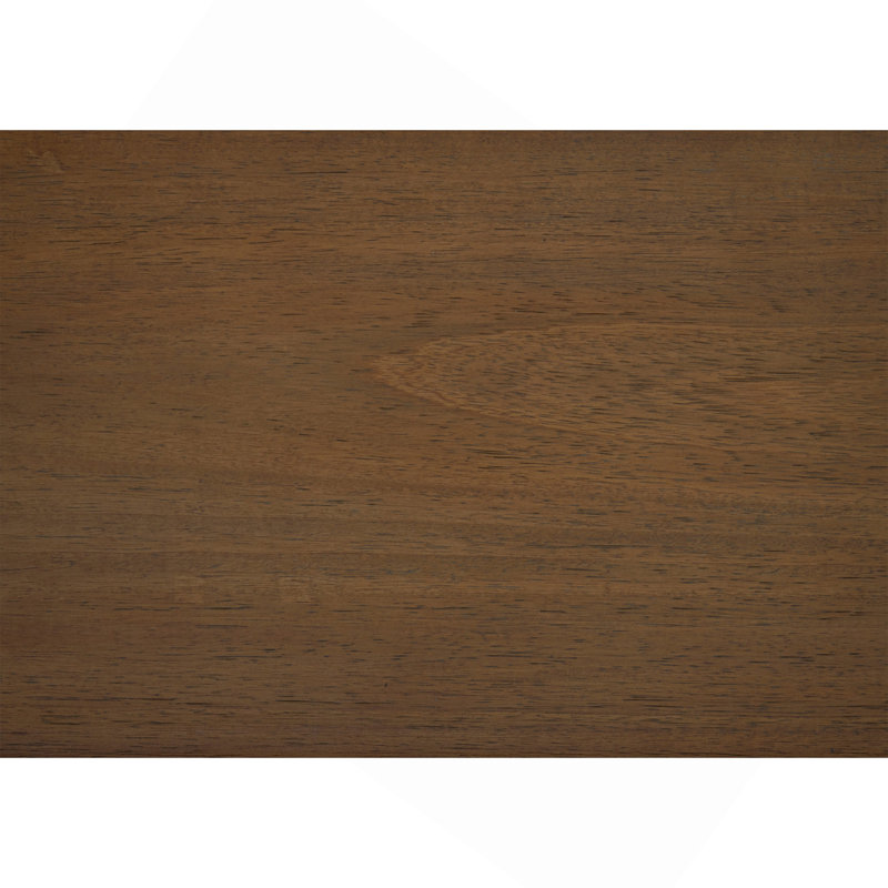 Table de chevet transitionnelle 1pc avec tiroir et tablette ouverte brun clair