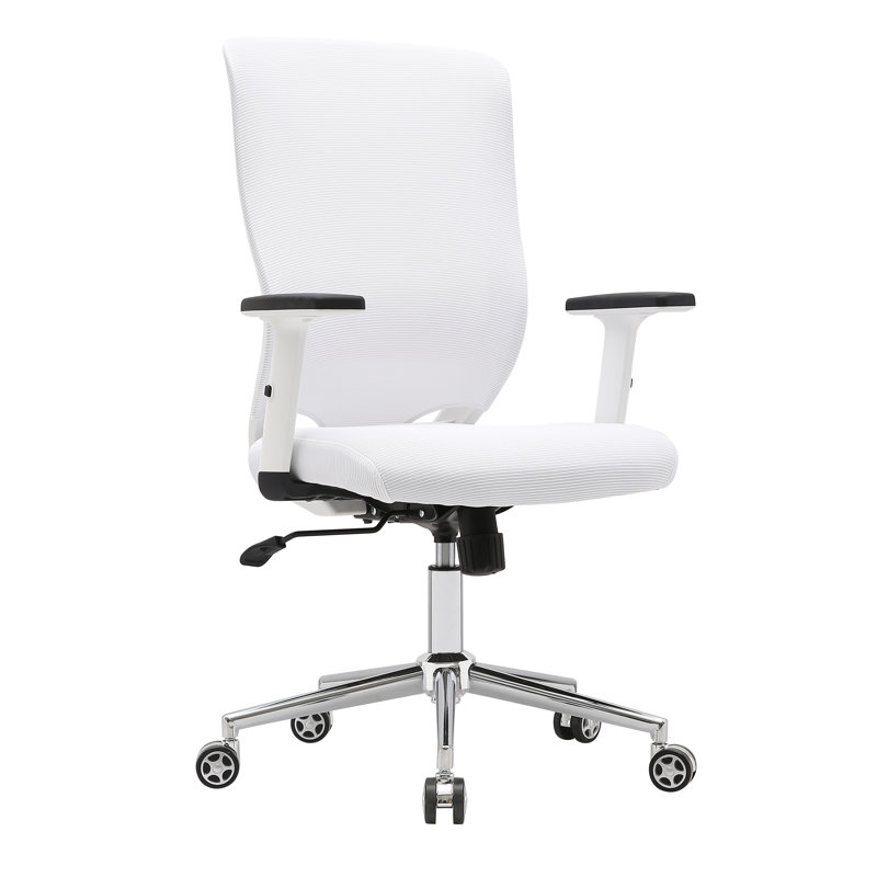 Chaise de travail en filet Georgii, Blanc