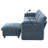 108" Chenille Sectional Sofa with USB Chargers & Storage Ottoman, 330lb/Seat Capacity-762171855