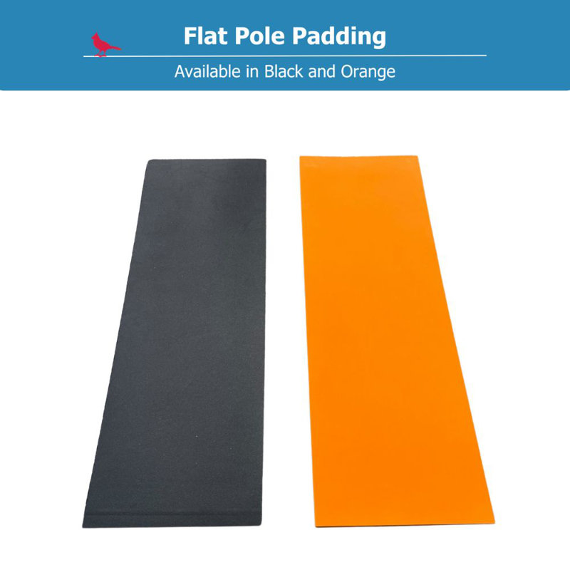 Cardinal Gates Flat Pole Padding 48" (Model FPP), Black