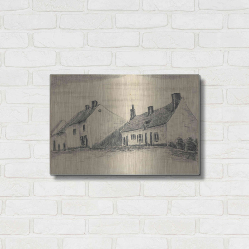 " The Zandmennik House " by MASTERS, 16" H x 24" W
