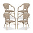 Fauteuil de terrasse empilable