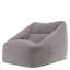 Bean Bag Bazaar Natalia Faux Rabbit Fur Classic Bean Bag and Round Footstool-118322749