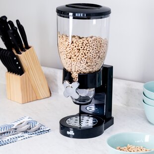 7.5l Glass Cereal Oatmeal Dispenser For Food Organiza Pantry