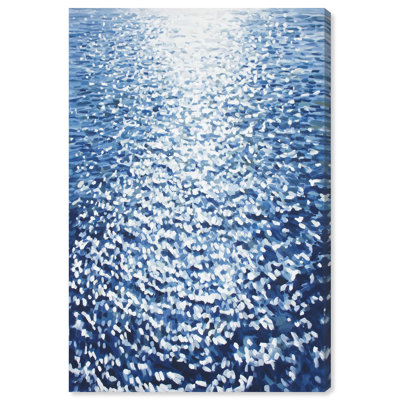 Sunlight on the Water II Canvas Print Coastal Wall Decor by Art Remedy, Gallery Wrapped, 24 x 36