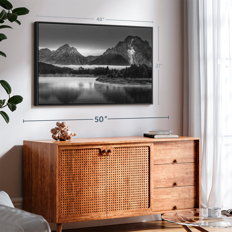 " Oxbow Bend BW ", 40" H x 27" W