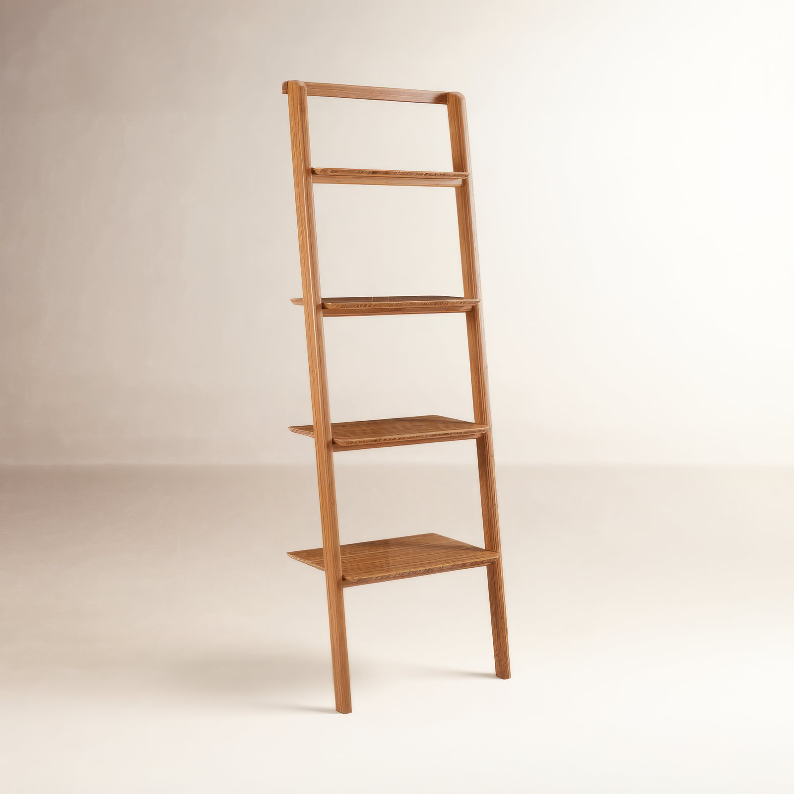 Lacey Narrow Ladder Bookcase, Caramelized