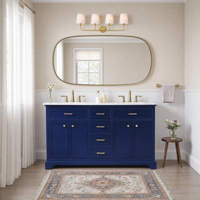 Ensemble de meuble-lavabo double 60 po Hermes