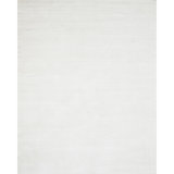 Hand Knotted Area Rug in White