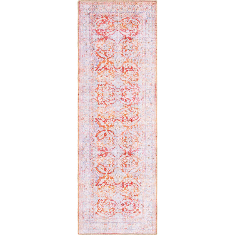 Mcclamma Chenille Oriental Indoor Rug, Runner 2' x 6'