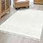 Tapis ivoire en polyester tissé à la machine Jennylynn-153530549