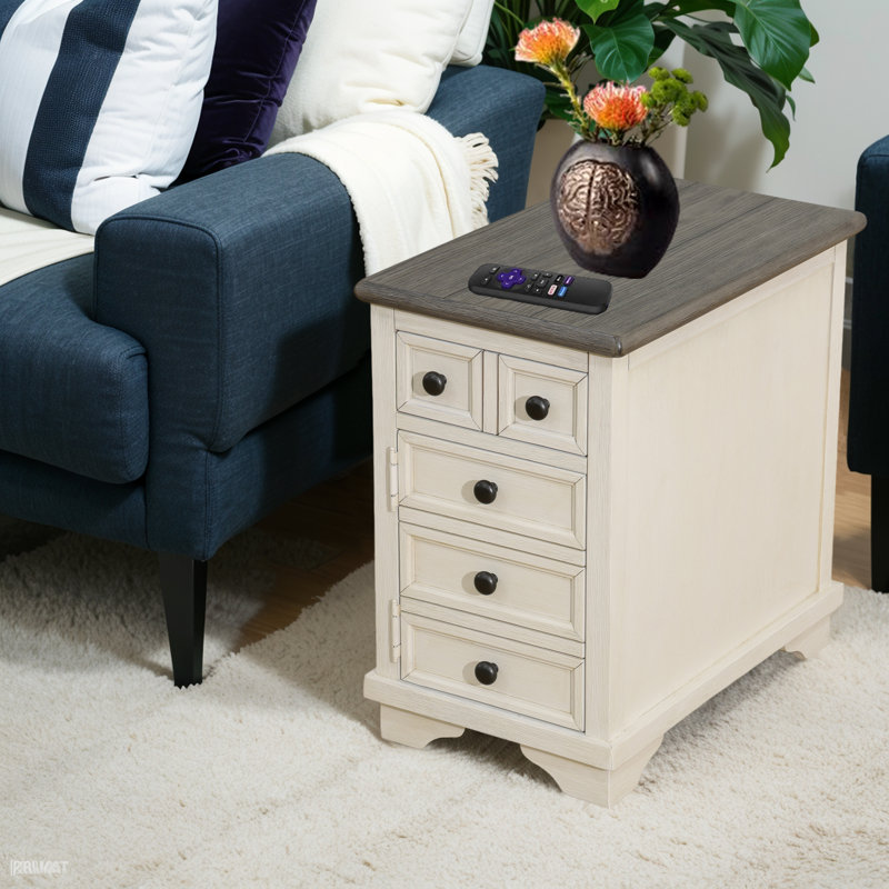 Alfrida End Table with Storage