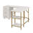 Techni Mobili L-Shape Home Office Two-Tone Desk With Storage-102062718