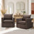 Hendina CAL117 Compliant 34.25'' Wide Swivel Armchair