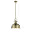 Luminaire suspendu dôme en acier à intensité variable 1 lumière Calico-595977830-595977827