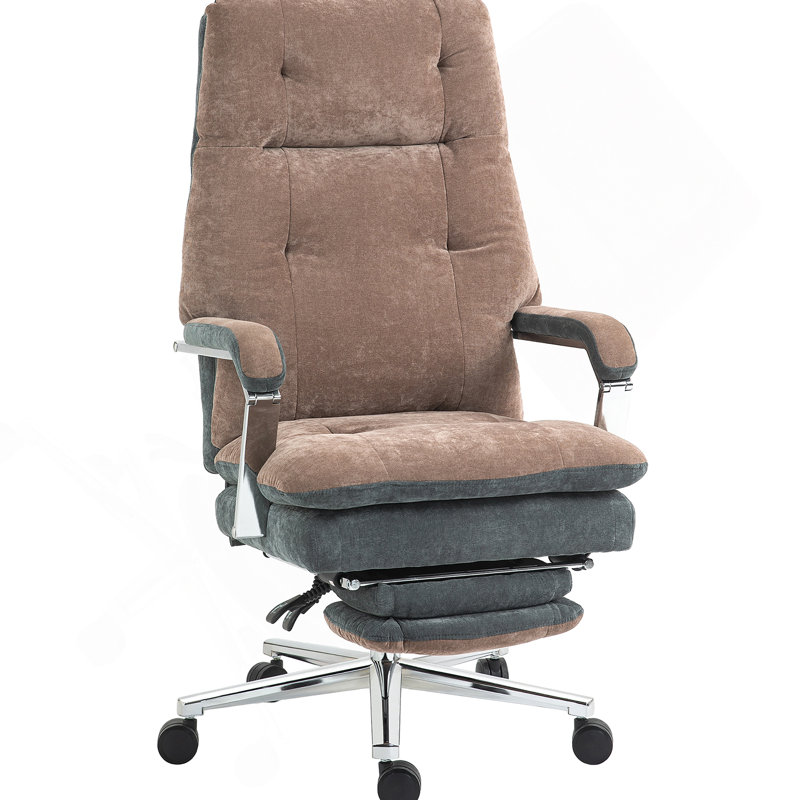 Chaise de bureau avec revêtement en polyester, pivotant, hauteur réglable
