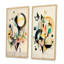 «Pastel Minimalist Multi Shape Art I», 2 pièces sur toile-239672313-239672317