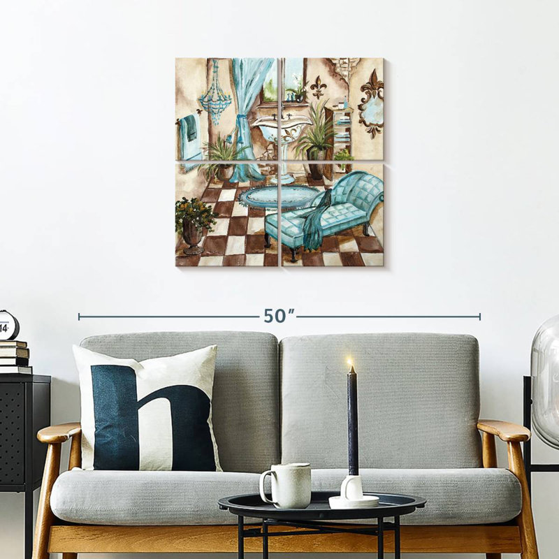 Kerrick Le Bain Azul II, H 26 po x l 26 po