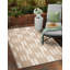 Tapis intérieur / extérieur beige en polypropylène Briac-702732935