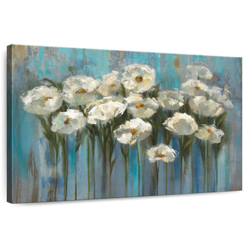 Harnek Anemones By The Lake II, 34" H x 51" W