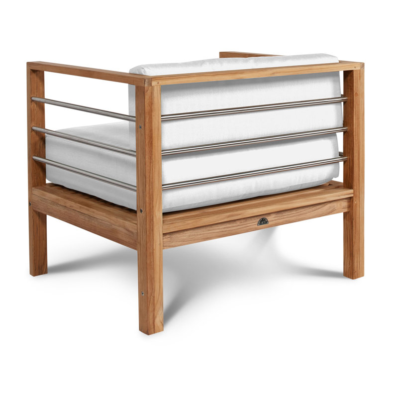 Soho Teak Arm Chair with Cushion