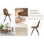 Ensemble de table pour la vie, table de style moderne classique de 63 po avec 4 chaises pivotantes multifonctionnelles pour le salon, la fête et le chat-256409148