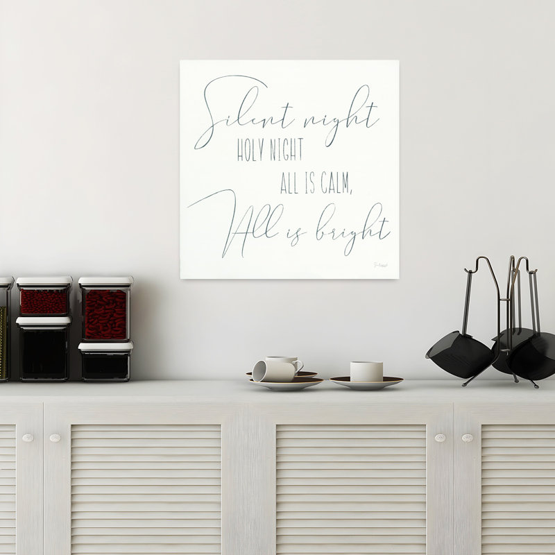 «Silent Night Sign», art contemporain abstrait, H 18 po x l 18 po