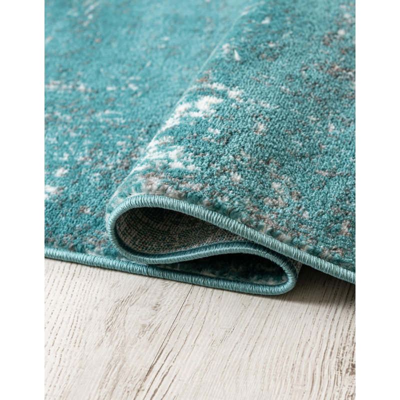 Casino Gourley Rug Bundle, Light Blue, No, Oval 5'3" x 8'