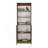 Home 2-Door Bookcase, Modern Storage Unit With Dual Doors And Multi-Tier Shelves Beige-938115814
