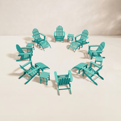 Leighton Foldable Outdoor Adirondack Set