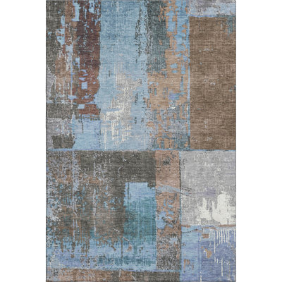 Premium Machine Washable Chelston AMF1866 Abstract Rug