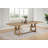 Fremont Brown Trestle Rectangular Dining Table