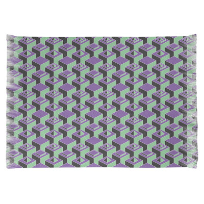 Tapis bleu/mauve skyscrapers