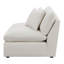 Fauteuil rembourré ivoire