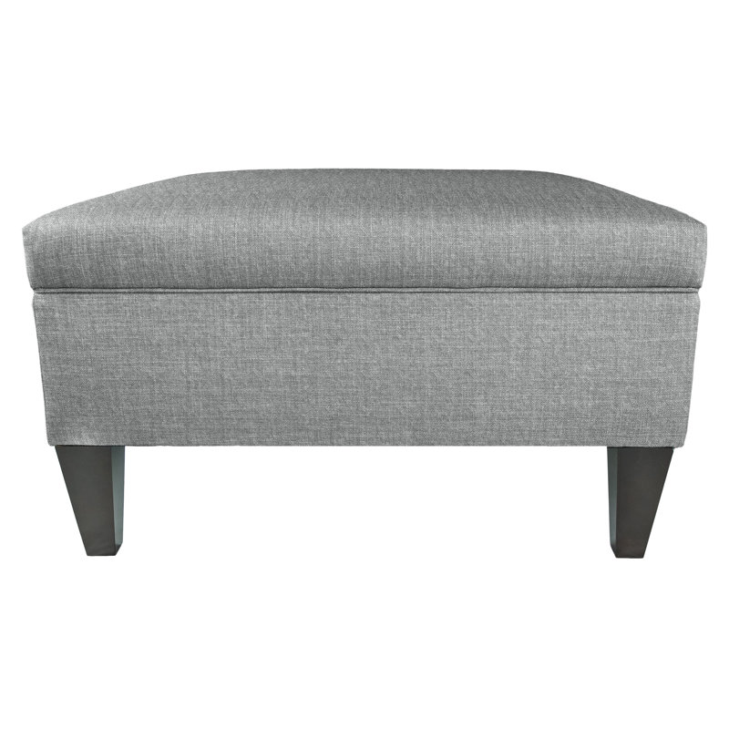 Zaylee Upholstered Ottoman, Ash